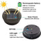 1Pcs Garden Solar Powered Replacement Round Solar battery X3P5 box M4I7 W9O5