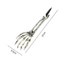 #A Halloween Realistic Skeleton Plastic Hand Bone Ornament Adjustable for Yard L