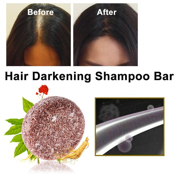 Essence Hair Darkening Shampoo Bar Gray Hair Reverse Soap Hair Shampoo