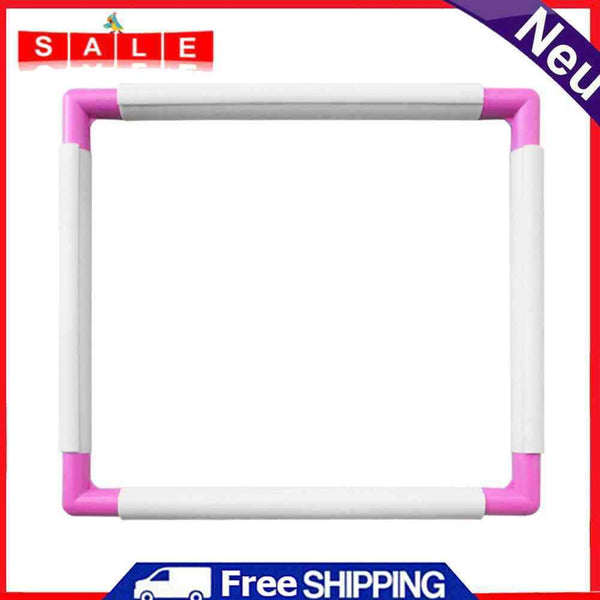Embroidery Frame Plastic Cross Stitch Hoop Stand Holder DIY Sewing Craft Tools