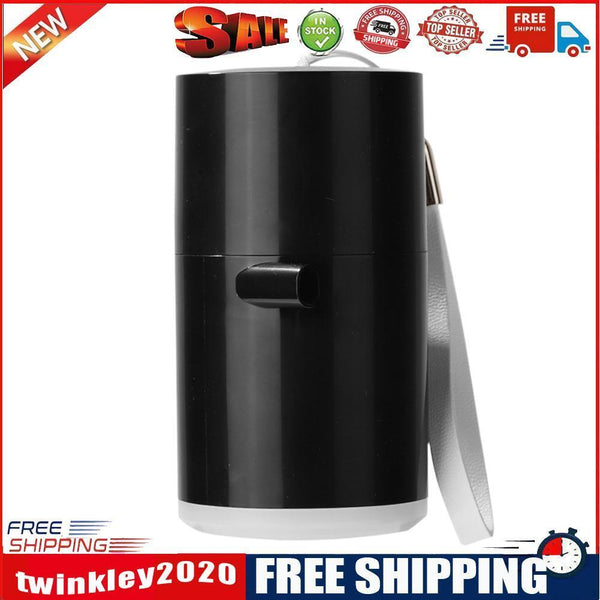 USB Mini Outdoor Inflatable Mat Air Pump Camping Emergency Lighting (Black)