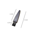 Stainless Steel Folding Coffee Filter with Brush Coffee Dripper (Black) Newly