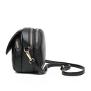 Retro Women Casual Solid Color PU Leather Small Crossbody Shoulder Messenger Bag