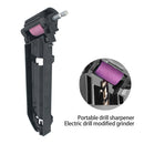 Portable Nail Drill Bit Grinding Wheel Sharpener with Wrench Grinder Tools Newly