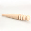 Leathercraft Round Wood Edge Slicker Multi-Size Burnisher for Leather