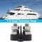 Bus Bar Terminal Block M10 + M8 Power Distribution Stud for RV Boat (Black)