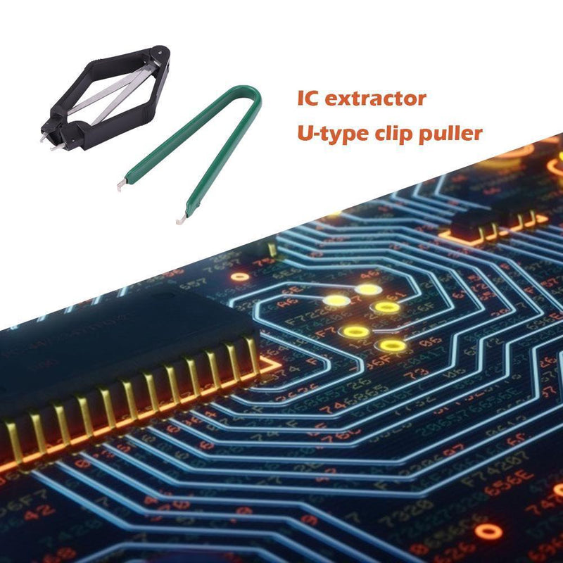 2pcs DIY Kit Parts Protection IC Extractor CPU Puller PLCC Puller Clips Newly