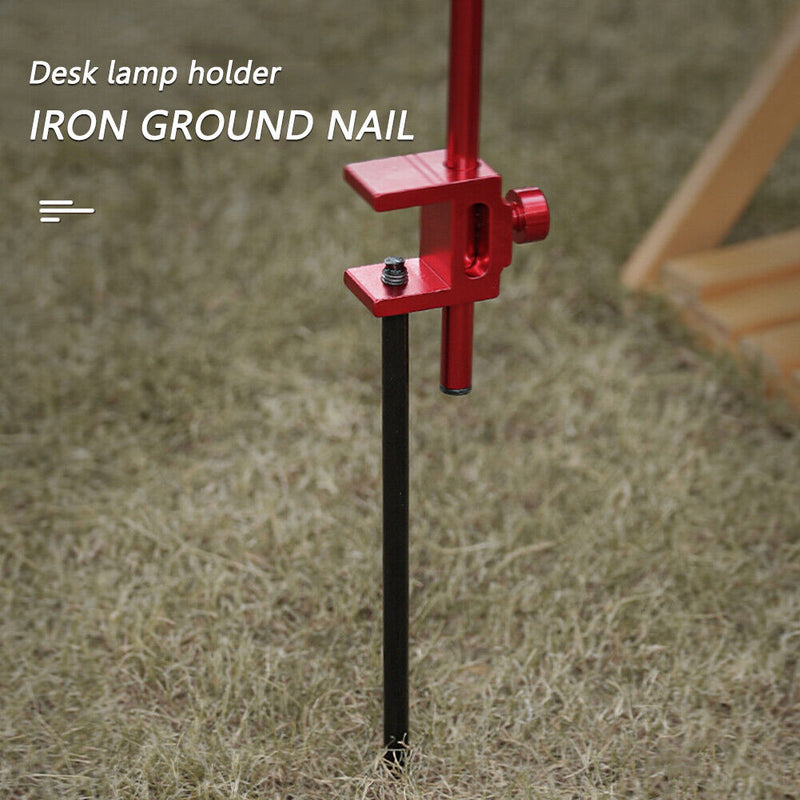Camping Light Stand Extension Ground Nails Thickened Light Pole Bracket Parts