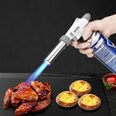 Brazing Butane Gas Lighter Flamethrower Adjustable Outdoor Barbecue Flame Torch