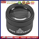 30X Magnifying Glass K9 Optical Lens Monocle Magnifier for Coin Stamps Loup