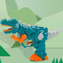 Children's Portable Water Gun Dinosaur Water Squirt Swimming Gun Beach Poo E6B4