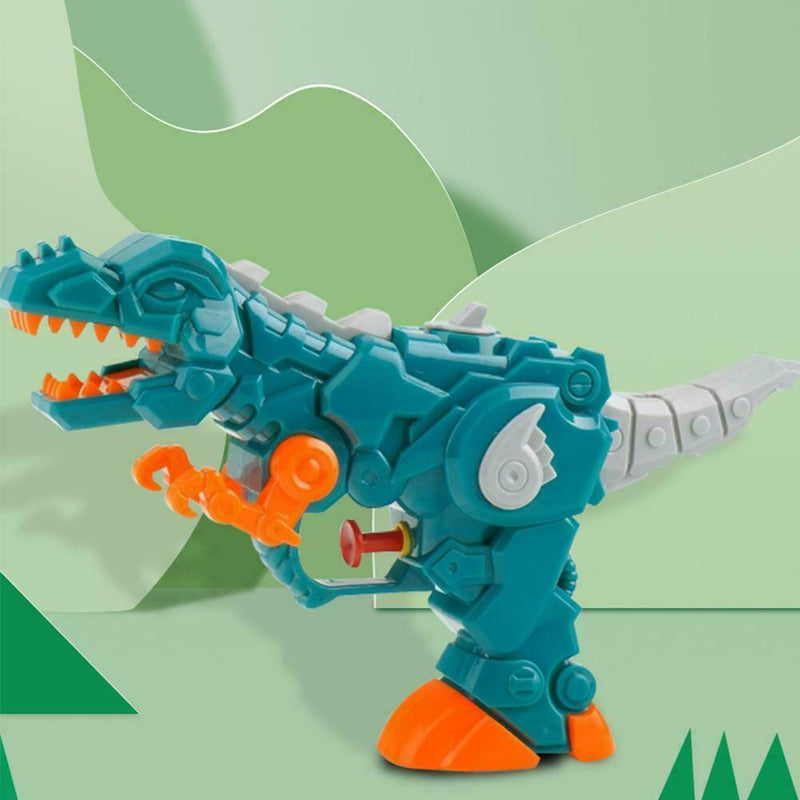 Children's Portable Water Gun Dinosaur Water Squirt Swimming Gun Beach Poo E6B4
