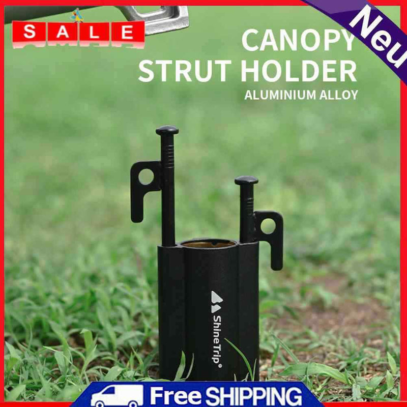 Shinetrip Outdoor Awning Rod Stand Portable Aluminum Alloy for Picnics Fishing