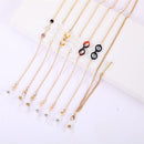 Crystal Sunglasses Lanyards Glasses Chain Necklace Strap Colorful Beads