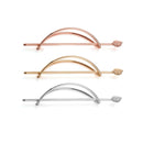 Simple Oval Leaves Hair Accessories Hair Clip Hollowing Out Metal Hairpin