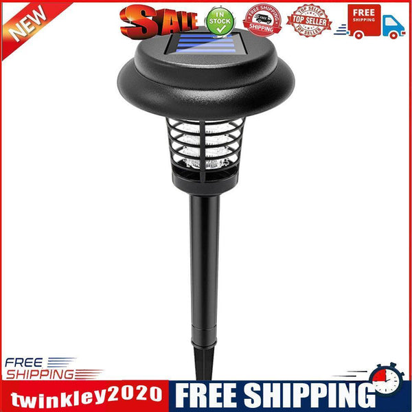 Solar Mosquito Killer LED Lamp Garden Lawn Pest Bug Zapper Light (A 600mAh)