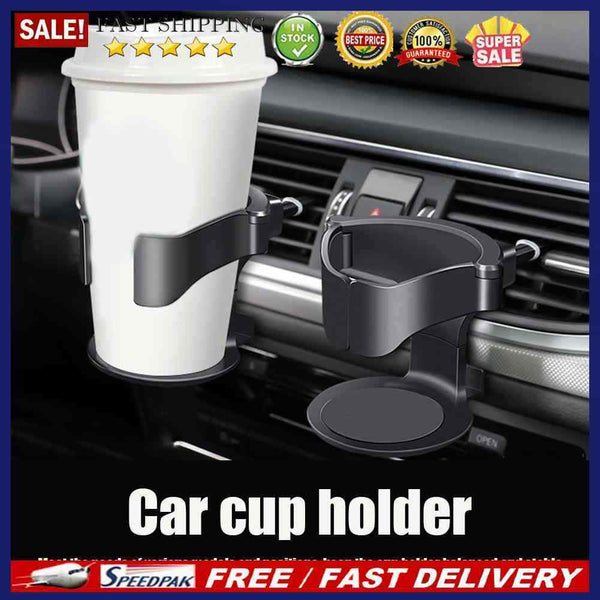 Car Cup Holder Air Vent Outlet Drink Bottle Holder Universal Anti-skid Multifunc