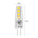 2W Silicone Corn Lamp G4 SMD2835 8 LED Chandelier Light Bulb (Warm White) Newly