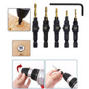 Hex Shank Drill Bit Titanium Plated Chamfering Woodworking Countersunk Bits