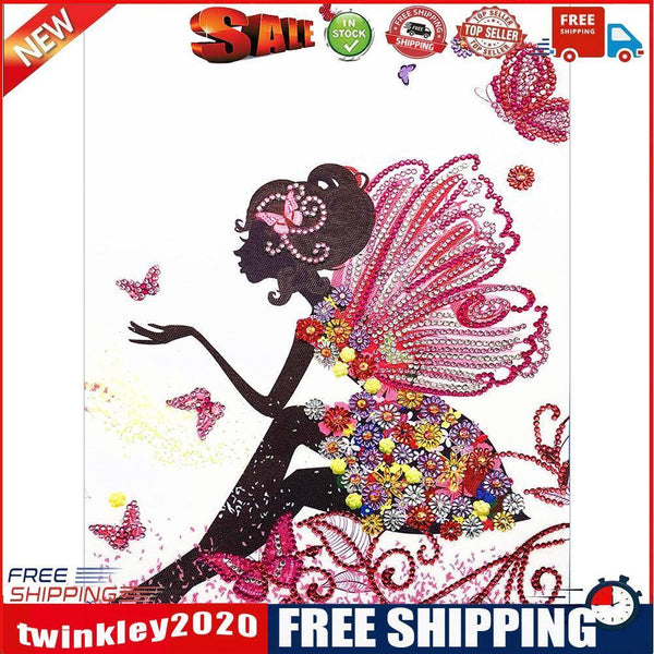 DIY Special-shaped Drills 5D Diamond Girl Painting Cross Stitch (r8043)