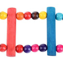 Pet Bird Wood Ladder Climb Parrot Macaw Cage Swing Shelf (40cm)