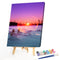 Hand Painted Oil Art Picture DIY Novelty Landscape Frameless Paint By Numbers