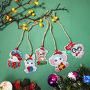 Double-side 5D Diamond Painting DIY Hanging Christmas Trees Pendant (GP007)