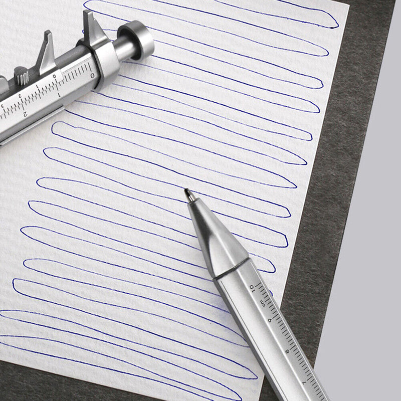 Vernier Caliper Roller Ball Pen Stationery Ball-Point Pens Measuring Gauge Newly