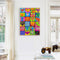 Abstract Hearts Oil Paint By Numbers Kits Canvas Picture Wall Art DIY Craft