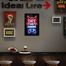 Cats and Gaming Retro Metal Plate Tin Sign Poster Plate Wall Art Home Decor
