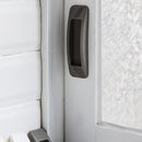 2pcs Self-adhesive Door Handle Cabinet Glass Window Drawer Handles (Grey) Newly