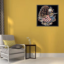 Full Round Diamond Painting 5D Eagle Flag DIY Mosaic Picture Decoration Han