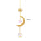 Star Moon Sun Crystal Suncatcher Lighting Accessories Curtain Home Garden Decor