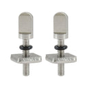 2pcs Stainless Steel Boat Surfboard Fin Screw Long Board Fin Screws Plate T