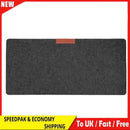 Office Computer Desk Mat Modern Table Wool Felt Laptop Desk Mat(Gray)