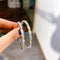 Elegant Gorgeous Drop Dangle Stud Crystal Round Shape Round Hoop Earrings