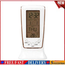 Mini Digital Clock Backlight Calendar Thermometer Display LCD Alarm Clock