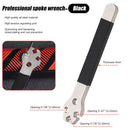 Bike Spoke Wrench Spokes Wheel Rim Tension Correction Repair Tools (Black) Newly