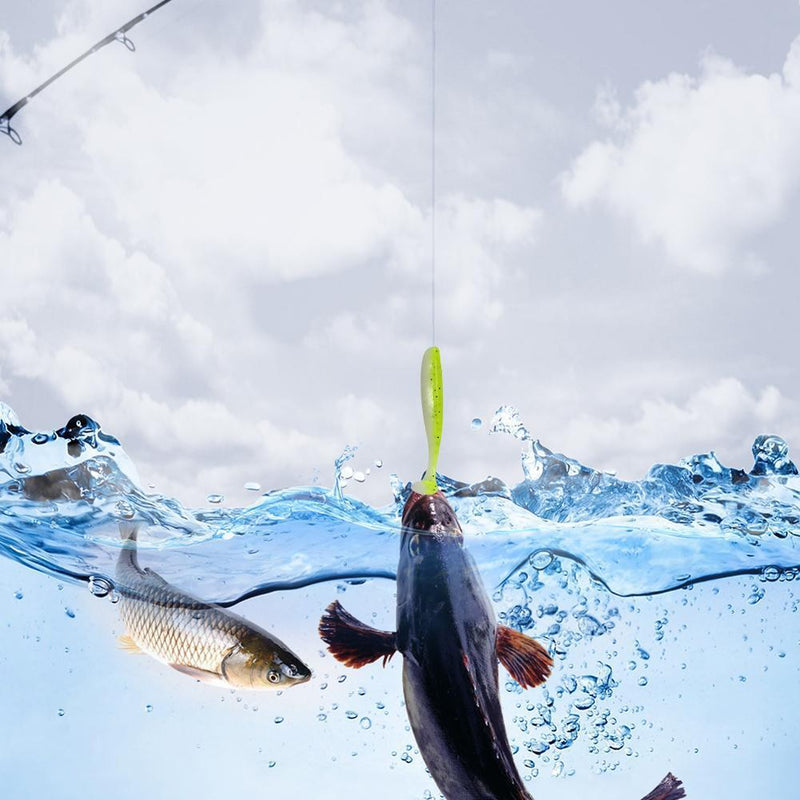 10x 9cm 4.2g Bionic Mandarin Fish Fishing Lures Artificial Soft Bait (4)