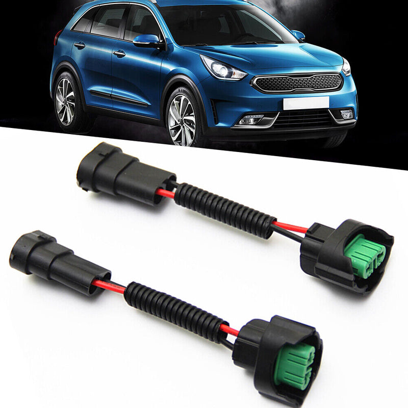 2pcs H11 H9 H8 Extension Cable Wiring Harness for Car Halogen Headlights Newly