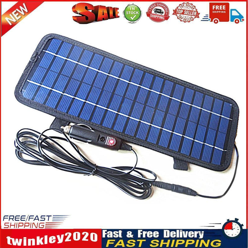 4.5W/12Volt Smart Power Solar Panel Charger for Car Boat Motorcycle Newly