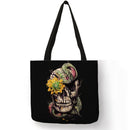 Halloween Printed Shoulder Shopping Bag Casual Large Tote Handbag (40*40cm)