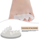 2pcs Shock Absorption Hallux Valgus Concealer Eases Foot Pain Toe Separator