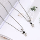 Gifts Pendant Bracelet Magnetic Clasp Chain Astronaut Pendants Couple Necklace