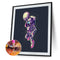 5D DIY Cartoon Astronaut Full Round Diamond Painting Picture Kits Wall Art Craft