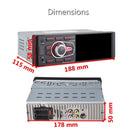 Dashboard Car Stereo Radio Car MP5 Player Bluetooth In-dash Audio Head Unit