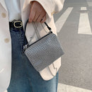 Women Rhinestone Handbags Female Crossbody Shoulder Chain Mini Cluthes Purse