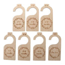 7pcs/set Baby Closet Divider Closet Clothes Size Divider Color Wood T6S5