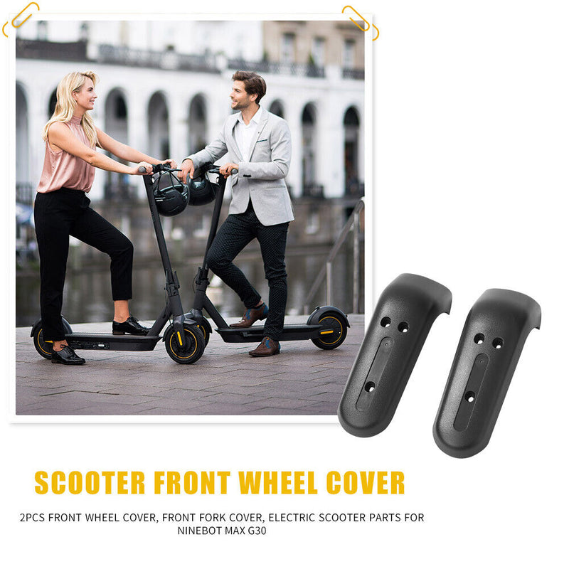 2x Electric Scooter Replacement Parts Front Fork Cover Shell for Ninebot MAX G30