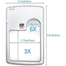 Reading HD Magnifying Glass With LED Light Jewelry Loupe Card Type Magnifiers